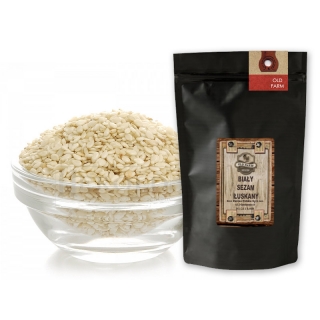 SEZAM BIAŁY ŁUSKANY 25 KG GRADE AA PREMIUM 99,98 %